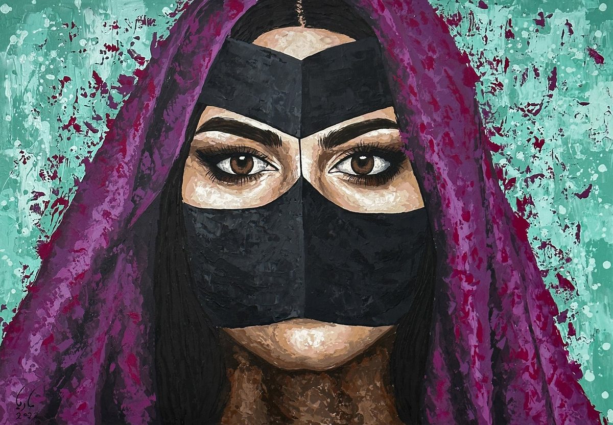 Tajalli — acrylic painting by Marya Mayan